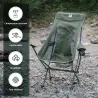 Krzesło kempingowe NATUREHIKE Ultralight: przenośne i wygodne